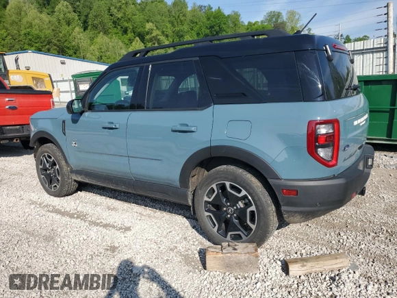 2023 Ford Bronco Sport Outer Banks with VIN 3FMCR9C68PRD15464, listed as a Copart auction lot 55384775 with 29,413 mi miles and Salvage title. Bid and sale history available at DreamBid. Image 2.