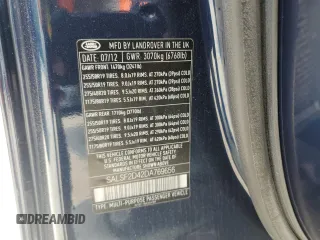 2013 Land Rover Range Rover Sport HSE with VIN SALSF2D42DA769656, listed as a Copart auction lot 59366205 with 75,323 mi miles and Clean title. Bid and sale history available at DreamBid. Image 13.