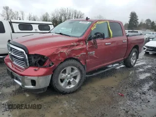 2015 Ram 1500 Big Horn z VIN 3C6RR7LTXFG711602, wystawiony jako Copart lot #46953045 z przebiegiem 85 008 mil mil oraz Szkoda całkowita • Salvage title. Historia ofert i sprzedaży dostępna na DreamBid. Obrazek 1.