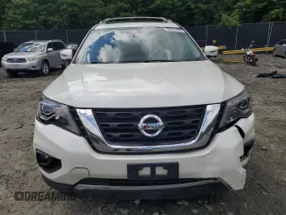 2018 Nissan Pathfinder SV with VIN 5N1DR2MM6JC646848, listed as a Copart auction lot 57461455 with 107,947 mi miles and Salvage title. Bid and sale history available at DreamBid. Image 5.