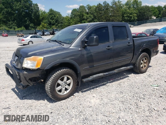 2011 Nissan Titan SL with VIN 1N6BA0ECXBN322611, listed as a Copart auction lot 63002925 with 159,785 mi miles and Salvage title. Bid and sale history available at DreamBid. Image 1.