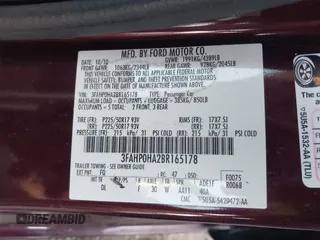 2011 Ford Fusion SE with VIN 3FAHP0HA2BR165178, listed as a IAAI auction lot 41774046 with 130,000 mi miles. Bid and sale history available at carsss.com. Image 9.