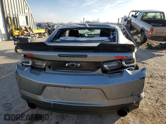 2023 Chevrolet Camaro LT1 with VIN 1G1FF1R71P0154556, listed as a Copart auction lot 85940974 with 19,069 mi miles and Salvage Title. Bid and sale history available at DreamBid. Image 6.