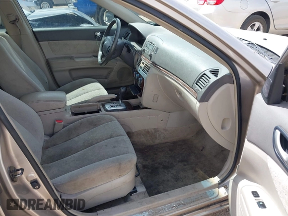 2006 Hyundai Sonata GLS with VIN 5NPEU46F56H148606, listed as a IAAI auction lot 42142541 with 106,144 mi miles and . Bid and sale history available at DreamBid. Image 5.