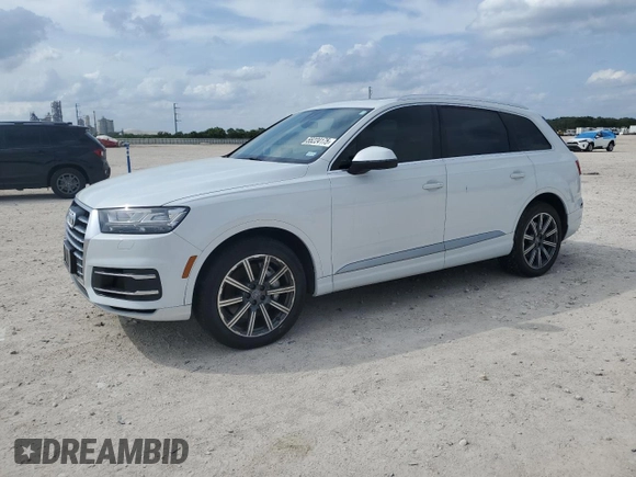 2019 Audi Q7 Premium Plus z VIN WA1LHAF71KD028279, wystawiony jako Copart lot #55224175 z przebiegiem 190 920 mil mil oraz Czysty tytuł • Clean title. Historia ofert i sprzedaży dostępna na DreamBid. Obrazek 1.
