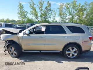 2011 Dodge Durango Citadel with VIN 1D4RE5GG3BC599473, listed as a IAAI auction lot 42216934 with 151,418 mi miles and . Bid and sale history available at DreamBid. Image 14.