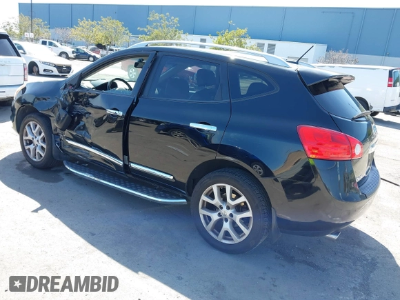 2012 Nissan Rogue S with VIN JN8AS5MT8CW255808, listed as a IAAI auction lot 41851273 with 189,407 mi miles. Bid and sale history available at carsss.com. Image 3.