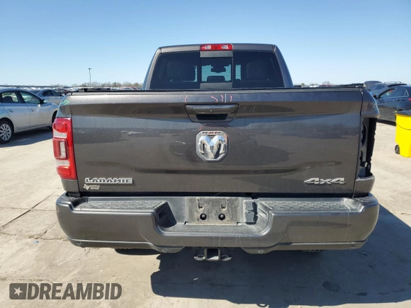 2020 Ram 2500 Laramie with VIN 3C6UR5FL8LG213629, listed as a Copart auction lot 46848325 with 94,869 mi miles and Salvage Title. Bid and sale history available at carsss.com. Image 6.