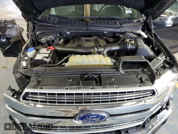 2019 Ford F-150 XL with VIN 1FTEW1E41KFC63619, listed as a Copart auction lot 55754145 with 44,697 mi miles and Salvage title. Bid and sale history available at DreamBid. Image 11.