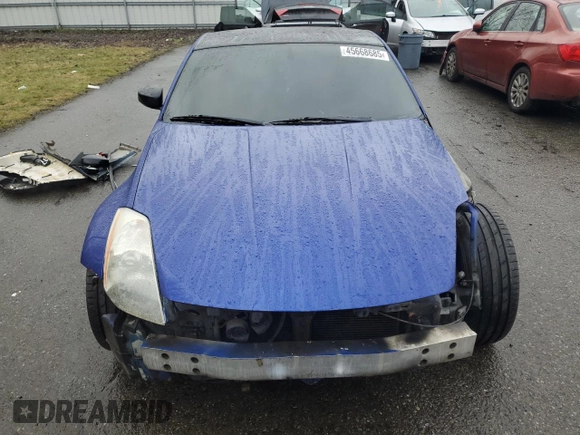 2004 Nissan 350Z Touring with VIN JN1AZ34E74T060432, listed as a Copart auction lot 45668685 with 92,913 mi miles and Salvage Title. Bid and sale history available at carsss.com. Image 5.