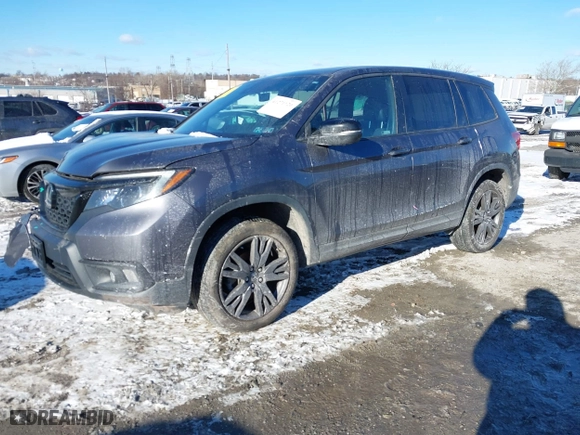 2021 Honda Passport EX-L with VIN 5FNYF8H56MB018400, listed as a IAAI auction lot 41271120 with 39,577 mi miles. Bid and sale history available at carsss.com. Image 17.