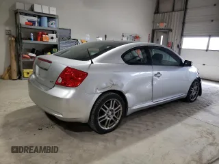 2006 Scion tC with VIN JTKDE177860078085, listed as a Copart auction lot 53103045 with 245,259 mi miles and Salvage Title. Bid and sale history available at carsss.com. Image 3.