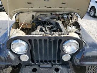 1985 Jeep CJ with VIN 1JCUM87A9FT002791, listed as a Copart auction lot 42563655 with 49,934 mi miles and Salvage Title. Bid and sale history available at carsss.com. Image 12.