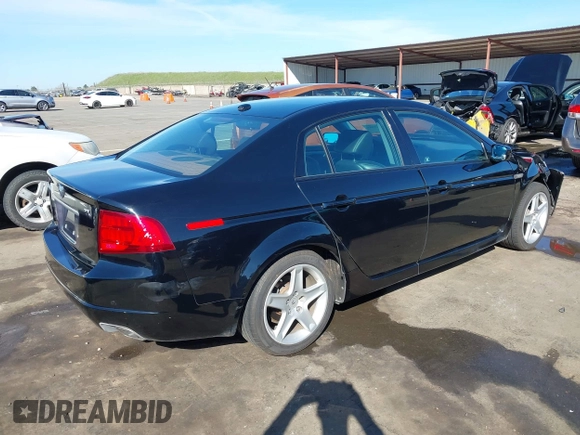 2005 Acura TL with VIN 19UUA66205A075911, listed as a IAAI auction lot 41667304 with 91,575 mi miles. Bid and sale history available at carsss.com. Image 4.