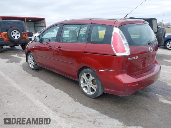 2009 Mazda Mazda5 Sport with VIN JM1CR293X90339440, listed as a IAAI auction lot 41525453 with 173,640 mi miles. Bid and sale history available at carsss.com. Image 3.