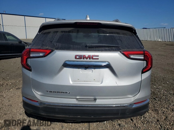 2022 GMC Terrain SLT with VIN 3GKALPEV3NL167640, listed as a Copart auction lot 79081684 with 1,212 mi miles and Salvage Title. Bid and sale history available at carsss.com. Image 6.