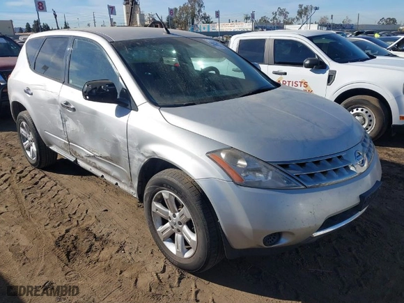2006 Nissan Murano SL with VIN JN8AZ08W06W517392, listed as a IAAI auction lot 41419047 with 131,906 mi miles. Bid and sale history available at carsss.com. Image 1.