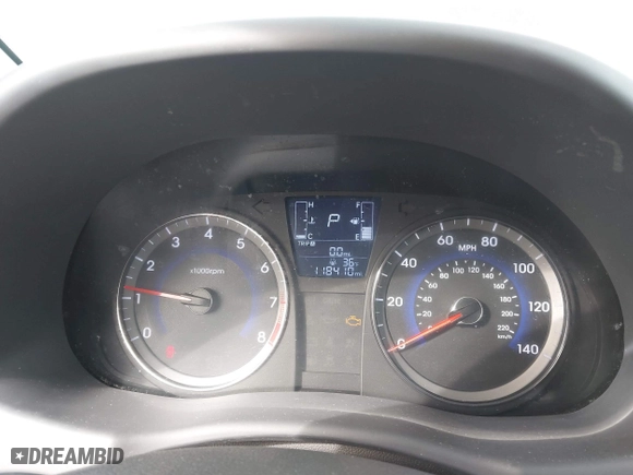 2017 Hyundai Accent SE with VIN KMHCT4AE2HU247719, listed as a IAAI auction lot 41590504 with 118,410 mi miles. Bid and sale history available at carsss.com. Image 7.