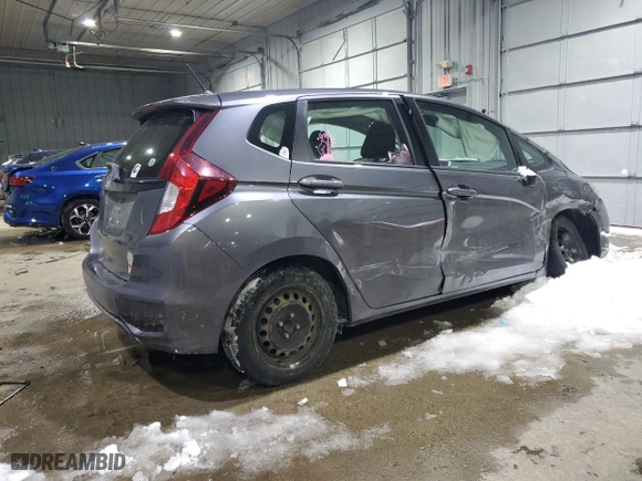 2018 Honda Fit LX with VIN 3HGGK5H56JM700529, listed as a Copart auction lot 44918655 with 57,639 mi miles and Salvage Title. Bid and sale history available at carsss.com. Image 3.
