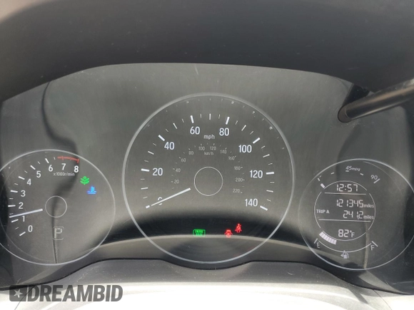 2016 Honda HR-V EX with VIN 3CZRU5H52GM710589, listed as a Copart auction lot 55251945 with 121,345 mi miles and Salvage Title. Bid and sale history available at DreamBid. Image 9.