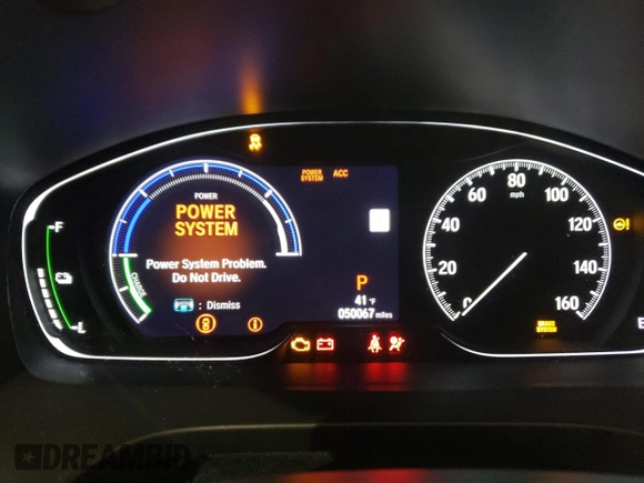 2022 Honda Insight Touring with VIN 19XZE4F9XNE017554, listed as a Copart auction lot 52786335 with 50,067 mi miles and Salvage Title. Bid and sale history available at DreamBid. Image 9.