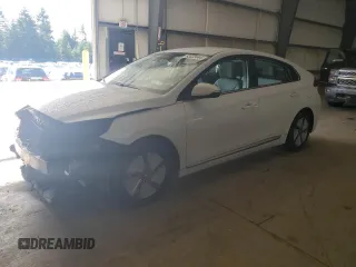 2021 Hyundai Ioniq SE with VIN KMHC75LC0MU260811, listed as a Copart auction lot 82023644 with 83,366 mi miles and Salvage Title. Bid and sale history available at DreamBid. Image 1.