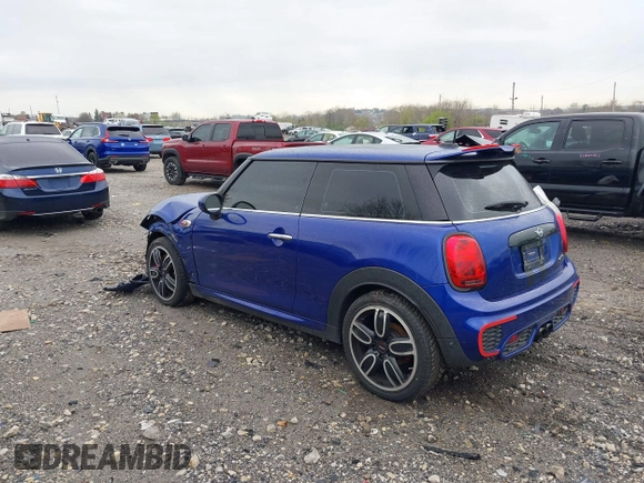 2019 MINI Hardtop John Cooper Works with VIN WMWXM9C5XK2H38801, listed as a IAAI auction lot 42029312 with 96,205 mi miles and . Bid and sale history available at DreamBid. Image 3.