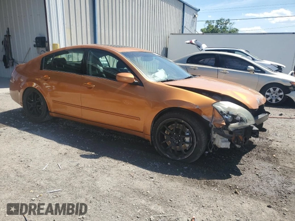 2004 Nissan Maxima SL with VIN 1N4BA41E54C814615, listed as a Copart auction lot 50944575 with 151,140 mi miles and Salvage Title. Bid and sale history available at carsss.com. Image 4.