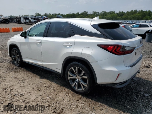 2016 Lexus RX 450h with VIN 2T2BGMCA4GC004192, listed as a Copart auction lot 59701365 with 257,355 mi miles and Salvage title. Bid and sale history available at DreamBid. Image 2.