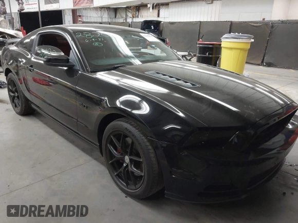 2013 Ford Mustang GT with VIN 1ZVBP8CF7D5241627, listed as a IAAI auction lot 42485858 with 107,547 mi miles and . Bid and sale history available at DreamBid. Image 1.