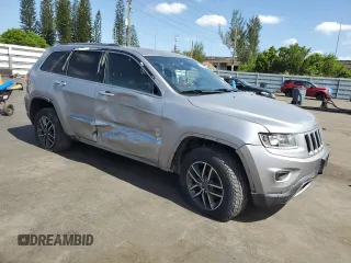 2014 Jeep Grand Cherokee Limited z VIN 1C4RJFBG2EC565910, wystawiony jako Copart lot #57918225 z przebiegiem Nie podano mil oraz Czysty tytuł • Clean title. Historia ofert i sprzedaży dostępna na DreamBid. Obrazek 4.