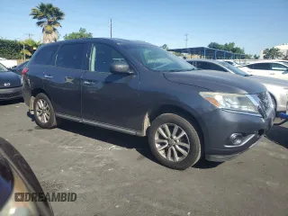 2014 Nissan Pathfinder S z VIN 5N1AR2MN4EC645392, wystawiony jako Copart lot #56152165 z przebiegiem 125 459 mil mil oraz Szkoda całkowita • Salvage title. Historia ofert i sprzedaży dostępna na DreamBid. Obrazek 4.