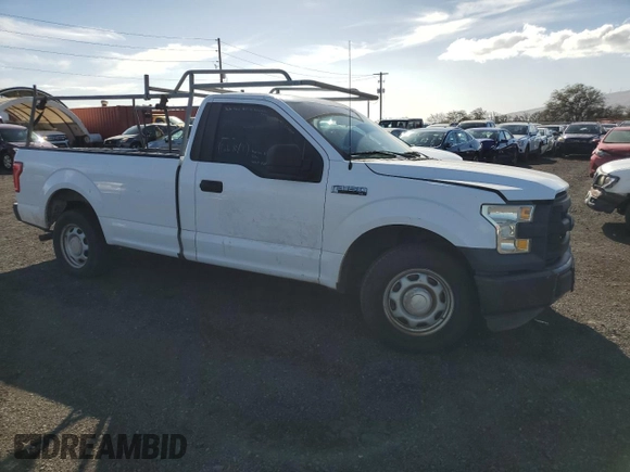 2016 Ford F-150 XL with VIN 1FTMF1C83GKD24548, listed as a Copart auction lot 87817945 with 85,375 mi miles and Salvage title. Bid and sale history available at DreamBid. Image 4.