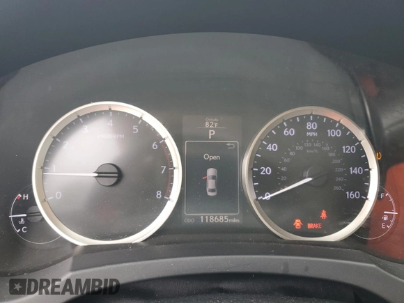 2016 Lexus IS 200t with VIN JTHBA1D29G5001151, listed as a Copart auction lot 59756445 with 118,685 mi miles and Salvage title. Bid and sale history available at DreamBid. Image 9.