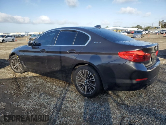2019 BMW 5 Series 530e iPerformance with VIN WBAJA9C5XKB388307, listed as a Copart auction lot 49182735 with 73,819 mi miles and Salvage Title. Bid and sale history available at carsss.com. Image 2.