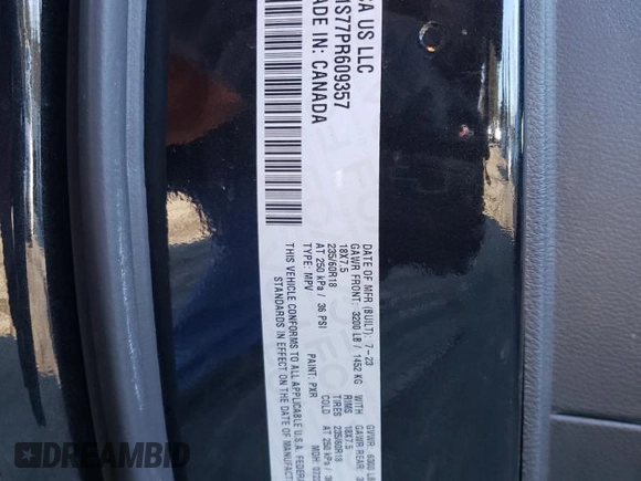 2023 Chrysler Pacifica Hybrid Limited z VIN 2C4RC1S77PR609357, wystawiony jako Copart lot #44995975 z przebiegiem 60 627 mil mil oraz Szkoda całkowita • Salvage title. Historia ofert i sprzedaży dostępna na DreamBid. Obrazek 12.