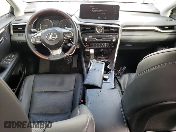 2022 Lexus RX with VIN 2T2HZMDA7NC317656, listed as a Copart auction lot 51829925 with 24,489 mi miles and Salvage Title. Bid and sale history available at carsss.com. Image 8.