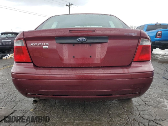 2007 Ford Focus S with VIN 1FAFP34NX7W105087, listed as a Copart auction lot 51749995 with 49,644 mi miles and Salvage Title. Bid and sale history available at carsss.com. Image 6.