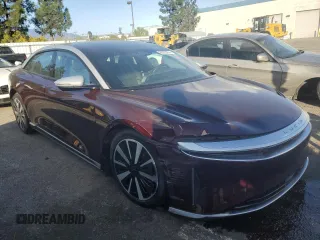 2023 Lucid Air Grand Touring z VIN 50EA1GBA1PA001190, wystawiony jako Copart lot #86923954 z przebiegiem 9658 mil mil oraz Szkody całkowita. Historia ofert i sprzedaży dostępna na DreamBid. Obrazek 4.
