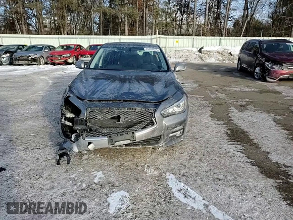 2015 Infiniti Q50 Sport with VIN JN1BV7AR5FM407039, listed as a Copart auction lot 45882655 with 99,813 mi miles and Salvage title. Bid and sale history available at DreamBid. Image 11.