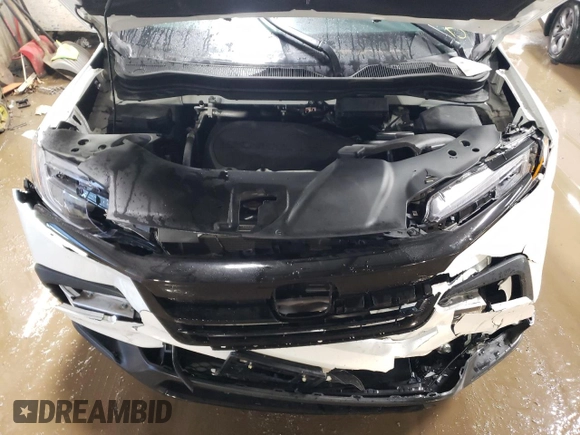 2022 Honda Pilot Special Edition with VIN 5FNYF5H20NB027812, listed as a Copart auction lot 44337145 with 25,705 mi miles and Salvage Title. Bid and sale history available at DreamBid. Image 11.