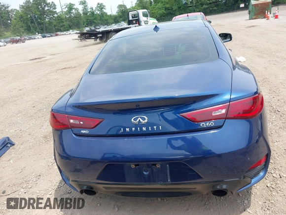 2017 Infiniti Q60 Premium with VIN JN1EV7EL7HM552511, listed as a IAAI auction lot 42558644 with 92,565 mi miles and . Bid and sale history available at DreamBid. Image 16.