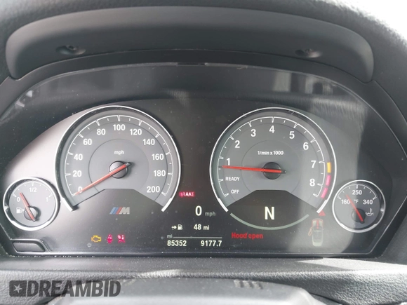2018 BMW M4 with VIN WBS4Z9C55JED22846, listed as a IAAI auction lot 41688200 with 85,352 mi miles and . Bid and sale history available at DreamBid. Image 7.