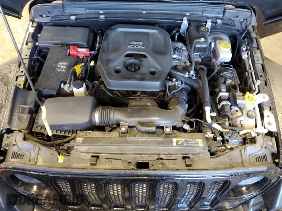 2022 Jeep Wrangler Unlimited Sport with VIN 1C4HJXDN9NW264238, listed as a Copart auction lot 87304774 with 33,217 mi miles and Salvage Title. Bid and sale history available at DreamBid. Image 12.