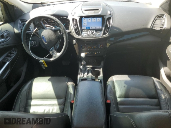 2017 Ford Escape Titanium with VIN 1FMCU0J92HUE86731, listed as a Copart auction lot 52345555 with 81,723 mi miles and Salvage Title. Bid and sale history available at carsss.com. Image 8.