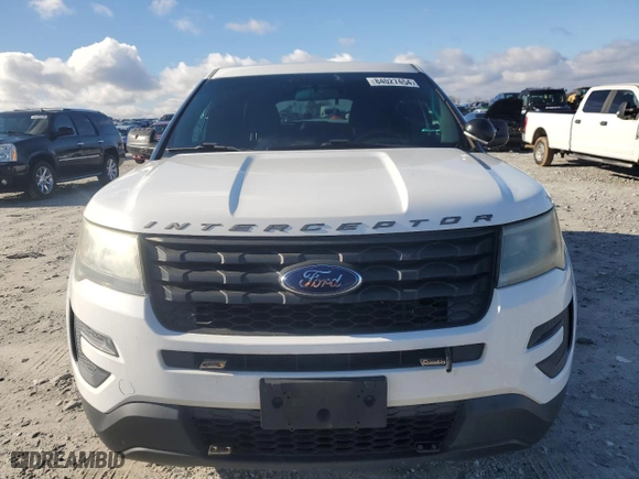 2016 Ford Utility Police Interceptor with VIN 1FM5K8AT2GGD16911, listed as a Copart auction lot 84027454 with 100,369 mi miles and Salvage Title. Bid and sale history available at carsss.com. Image 5.