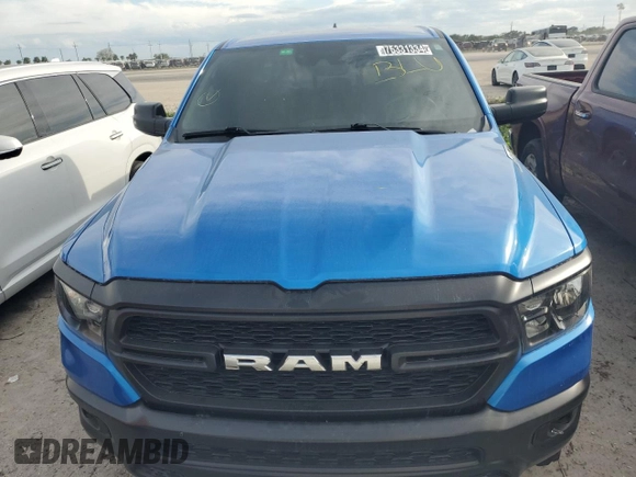 2023 Ram 1500 Tradesman with VIN 1C6RRFCG6PN600616, listed as a Copart auction lot 75331334 with Not provided miles and Salvage title. Bid and sale history available at DreamBid. Image 5.