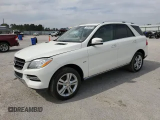 2012 Mercedes-Benz M 350 with VIN 4JGDA2EB1CA023995, listed as a Copart auction lot 48662385 with 121,703 mi miles and Clean Title. Bid and sale history available at DreamBid. Image 1.