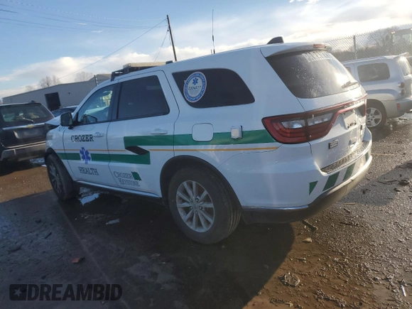 2015 Dodge Durango Special Service with VIN 1C4RDJFG0FC740712, listed as a Copart auction lot 86651714 with 155,348 mi miles and Salvage title. Bid and sale history available at DreamBid. Image 2.