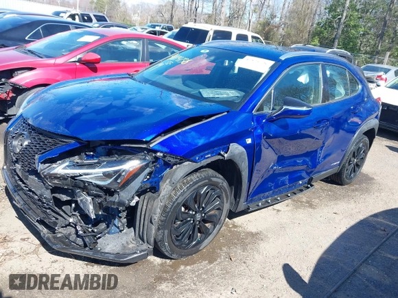 2021 Lexus UX with VIN JTHR9JBH1M2050209, listed as a IAAI auction lot 41874736 with 31,536 mi miles. Bid and sale history available at carsss.com. Image 16.